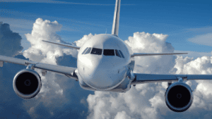 Commercial Aircraft in Flight